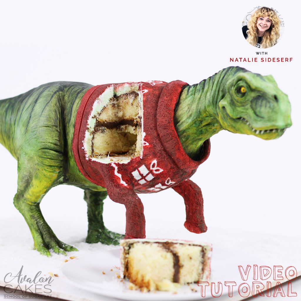 Rex in a Sweater Tutorial with Natalie Sideserf • Avalon Cakes Online