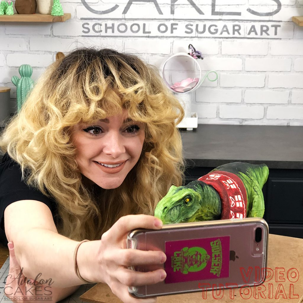 Rex in a Sweater Tutorial with Natalie Sideserf • Avalon Cakes Online ...